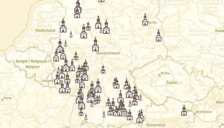 Die Angaben zu allen ROKA-Gemeinden sind über eine interaktive Karte sowie in Tabellenform verfügbar. Foto: Screenshot rocor.de