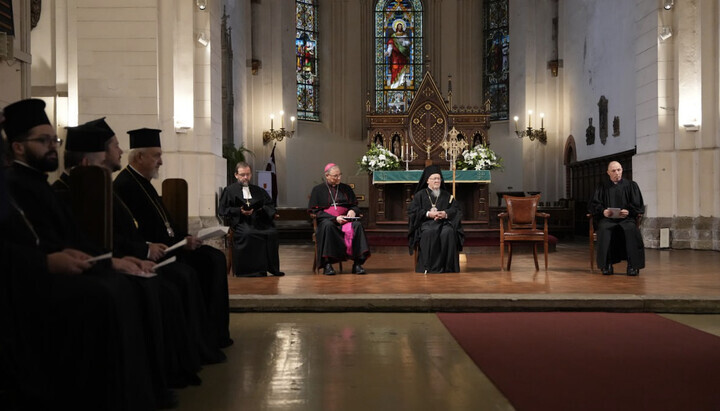 Patriarch Bartholomäus und die Vorsteher der weiteren Kirchen Lettlands. Foto: t.me/pravlatvia