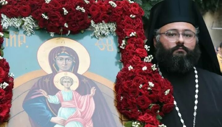 Priester neben Ikone Foto: Antiochenisch-Orthodoxe Metropolie