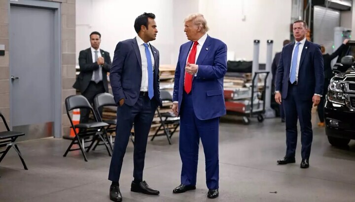 Vivek Ramaswamy und Donald Trump. Foto: Focus