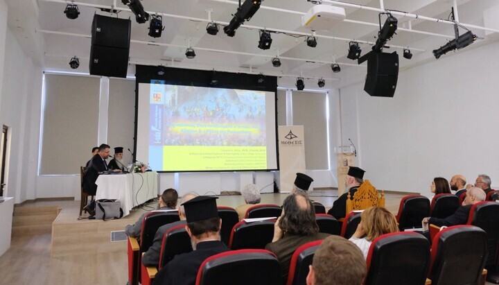 Rede von Metropolit Seraphim auf der Konferenz. Foto: UOJ