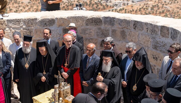 Der Rat der Patriarchen und Kirchenoberhäupter Jerusalems in Taibe, 14. Juli 2025. Foto: FGICTS