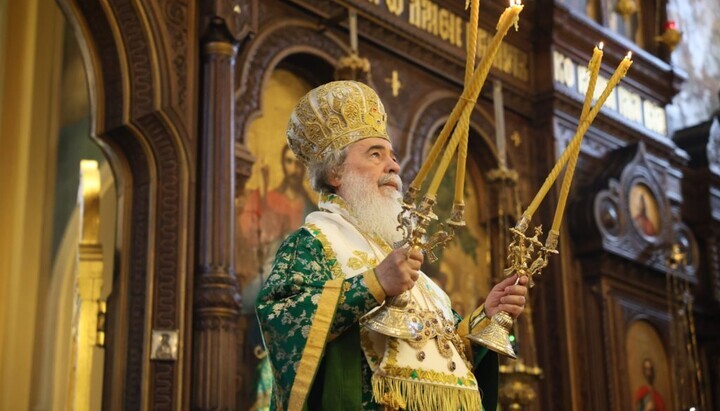 Patriarch Theophilos von Jerusalem. Foto: orthodoxianewsagency