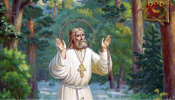 Starez Seraphim lernte Gott kennen, weil er seinen Geist beruhigen und ihm sein Herz öffnen konnte. Quelle: v-n-l.church.ua