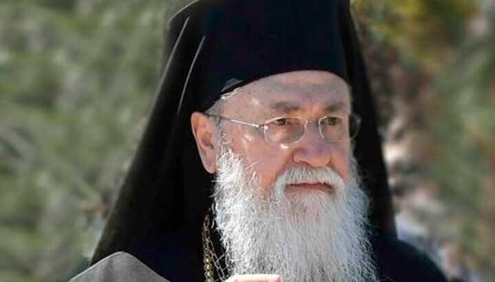 Metropolit von Korinth Dionysios IV. Foto: Orthodoxia News Agency