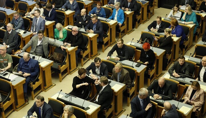 Sitzung des estnischen Parlaments. Фото: Andres Putting. Delfi Meedia