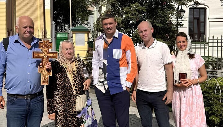 Usyk in der Lawra. Foto: Facebook-Seite von Fr. Kochanowska