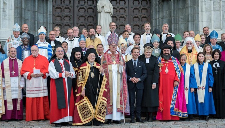 Teilnehmer des ökumenischen Gottesdienstes in Uppsala. Foto: Website des ÖRK