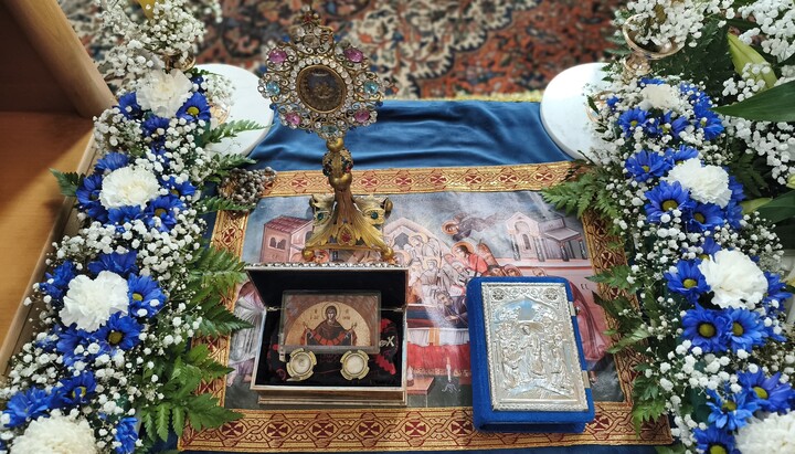 In Mödling bei Wien konnten Reliquien der Gottesmutter verehrt werden: des Gürtels, des Schleiers und von den Haaren. Foto: Kirchengemeinde