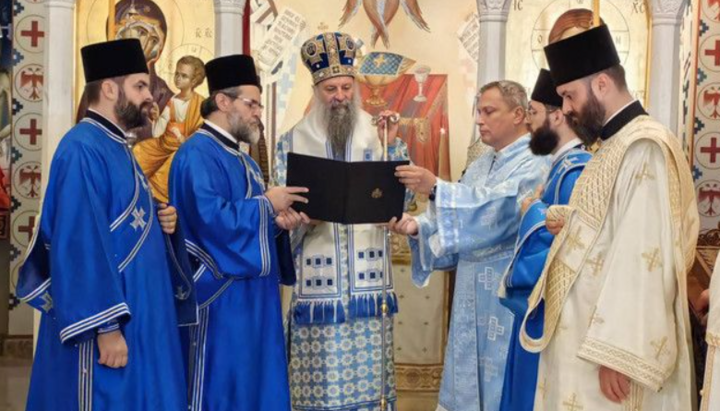 Patriarch Porfirije rief die Studierenden dazu auf, füreinander zu beten und die Gemeinschaft ohne Konkurrenz zu pflegen. Foto: spc.rs
