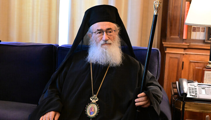 Erzbischof Damian von Sinai. Foto: Orthodoxia News Agency