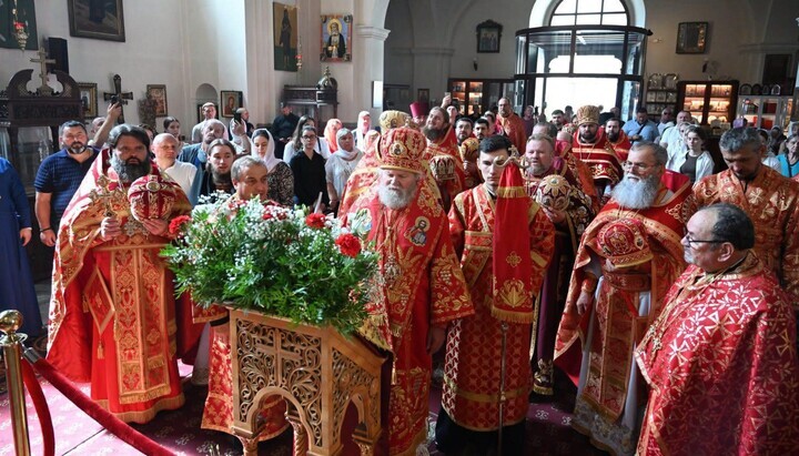 Gottesdienst in Prag. Foto: Pressedienst der Prager Eparchie.
