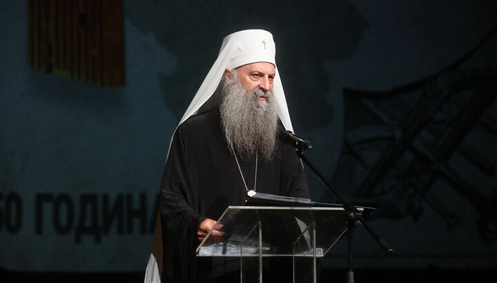 Patriarch Porfirije erinnerte in Belgrad daran, dass Freiheit zuerst geistige Freiheit bedeute – Freiheit von Sünde, Egoismus, Eigenliebe und Stolz. Foto: spc.rs