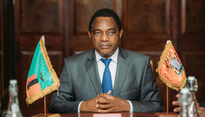 Der Präsident von Sambia, Hichilema. Foto: Wikimedia.