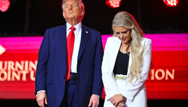 Donald Trump und Erika Kirk in Glendale, Arizona, am 21. September 2025. Foto: Getty Images.