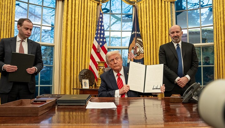 Präsident Donald Trump hat angekündigt, die „Antifa“-Bewegung in den USA als „bedeutende terroristische Organisation“ einzustufen. Symbolfoto: Wikipedia