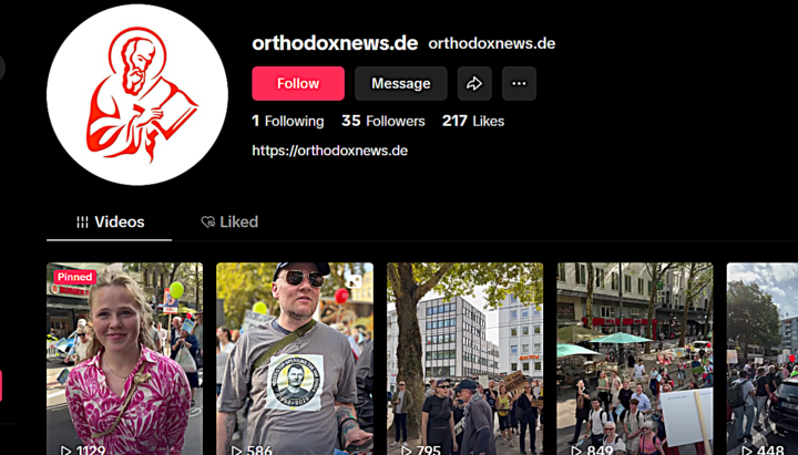 Die ersten Videos der UOJ auf TikTok zeigen den „Marsch für das Leben“ in Köln.