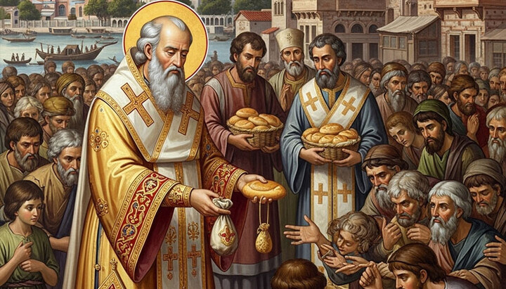 Der Heilige Johannes Chrysostomos versorgte täglich mehr als 3000 Menschen mit Essen. Foto: UOJ.