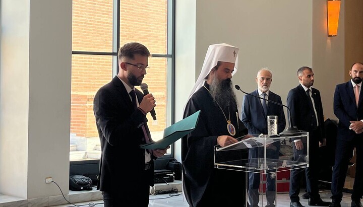 Auftritt von Patriarch Daniel in Thessaloniki. Foto: UOJ.