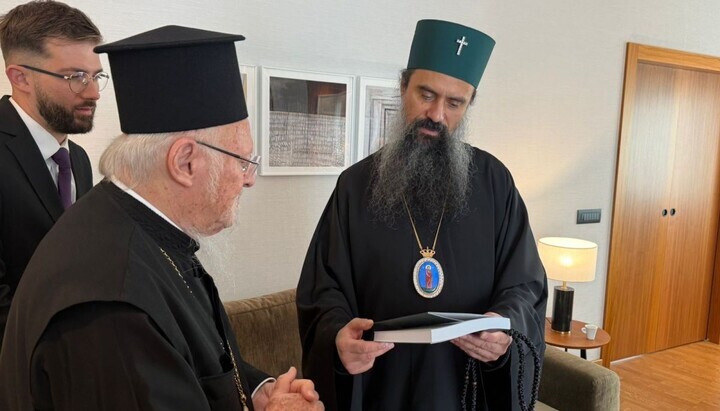Patriarch Bartholomäus und Patriarch Daniel. Foto: UOJ in Bulgarien.