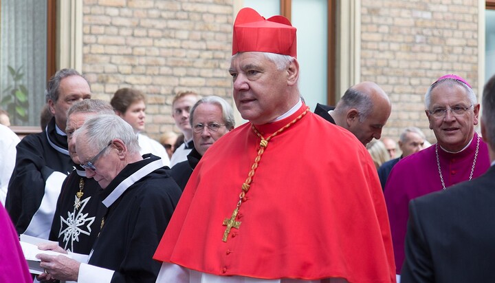 Kardinal Gerhard Ludwig Müller warnt in einem Interview vor einem inneren Zerfall Europas durch Wokeismus, Angst vor Islamkritik und eine kraftlose Kirche. Ein Bürgerkrieg sei nicht ausgeschlossen. Foto: Wikipedia
