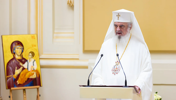 Patriarch Daniel während der Feierlichkeiten zum 18. Jahrestag seiner Inthronisierung in Bukarest. Foto: basilica.ro