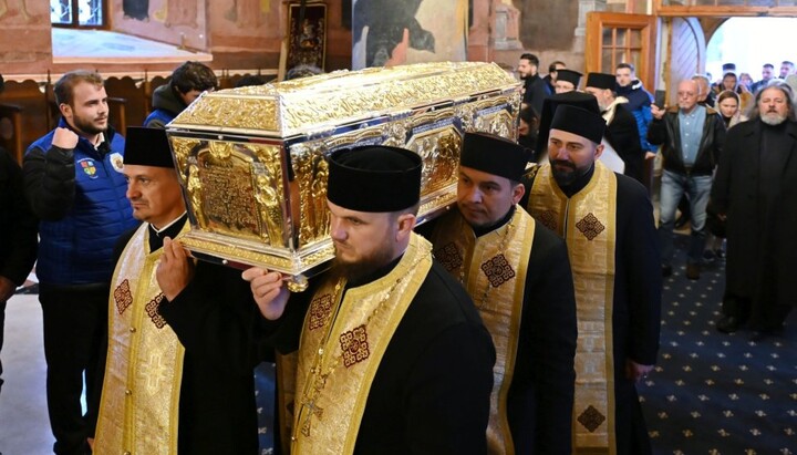 Der rumänische Hierarch hatte daran erinnert, dass der heilige Beichtvater Dumitru Stăniloae das Kloster Cernica sehr liebte. Foto: Patriarchat