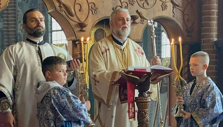 Metropolit Grigorije zelebrierte im serbisch-orthodoxen Kloster Hildesheim. Foto: Eparchie