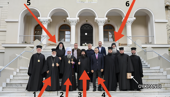 Empfang der Delegation Dumenkos auf dem Berg Athos. Foto: UOJ auf dem Berg Athos