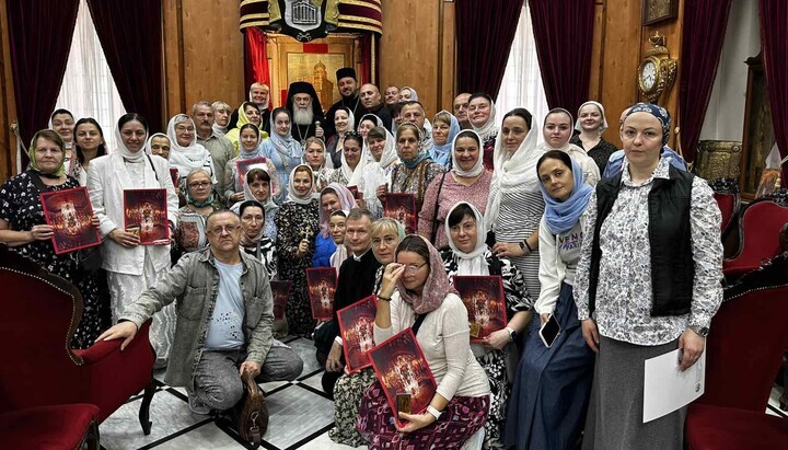Pilger aus der Bukowina besuchten den Patriarchen von Jerusalem