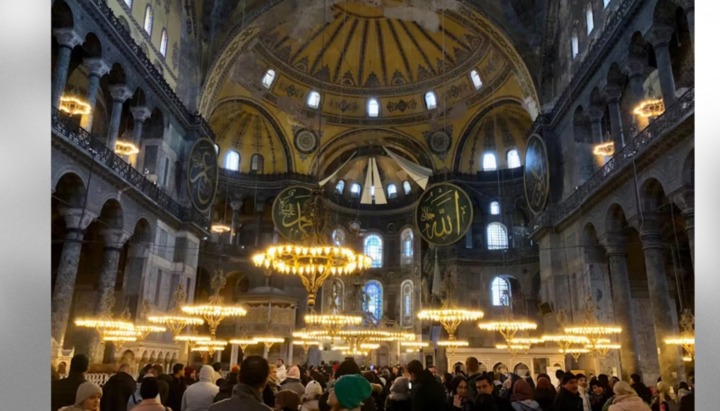 Innenraum der Hagia Sophia. Foto: DR