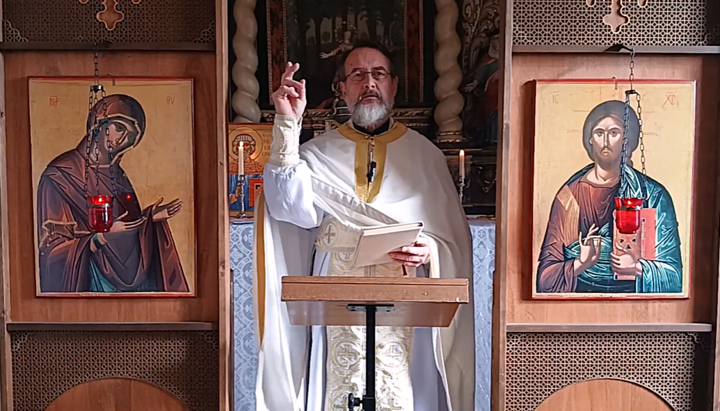 Erzpriester Matthias Zierenberg predigte in Limburg-Dietkirchen über das Gleichnis vom Sämann und die Frucht des Glaubens. Foto: Screenshot YouTube