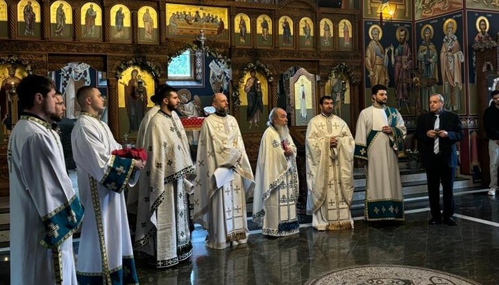 Priester Dejan Ristić sprach in München über die Ursprünge der Liturgie – und die bleibende Gegenwart des Heiligen Geistes in ihr. Foto: Gemeinde