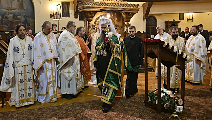 Patriarch Daniil bei der Liturgie zu Ehren der heiligen Paraskeva – ein Appell an Demut, Askese und Reinheit des Herzens. Foto: Patriarchat
