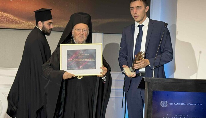 Patriarch Bartholomäus in Bukarest. Foto: Nikos Papachristou