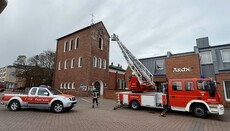 Sturmschaden an Christuskirche auf Borkum enstanden
