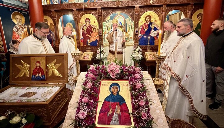 Metropolit Grigorije feierte in Villingen-Schwenningen die Liturgie zum Fest der Heiligen Petka und erinnerte an die geistige Wachsamkeit als Zeichen wahrer Heiligkeit. Foto: eparhija-nemacka.com