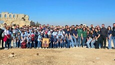 Nach 15 Jahren wieder Messe im antiken Maron-Schrein in Syrien gefeiert