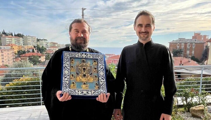 Kursk-Korennaja-Ikone in Sanremo. Foto: Episkopat von Großbritannien und Westeuropa