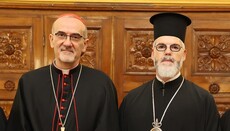 Sofia: Bulgarisch-orthodoxer Metropolit Antonij empfing Kardinal Pizzaballa