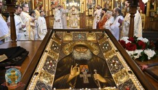 Patriarch Daniil würdigt den heiligen Gabriel mit Gottesdienst in Sofia
