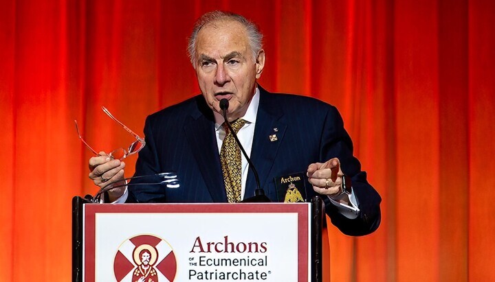 Der Vorsitzende der Archonten, Limberakis. Foto: Facebook-Seite der Archonten.