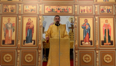 Diakon Igor Willimowski erinnerte an den Mut des heiligen Georg