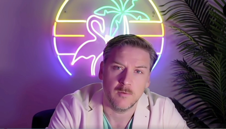 Jugendliche der Luxemburger ROKA-Gemeinde vor der Basilika des heiligen Willibrord in Echternach während ihrer jährlichen Wallfahrt. Foto: Gemeinde