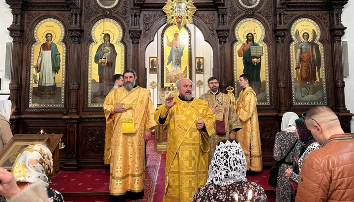 Erzpriester Ilja Tschirin predigte in der Berliner Auferstehungskathedrale über das Evangelium vom törichten reichen Mann. Foto: Diözese