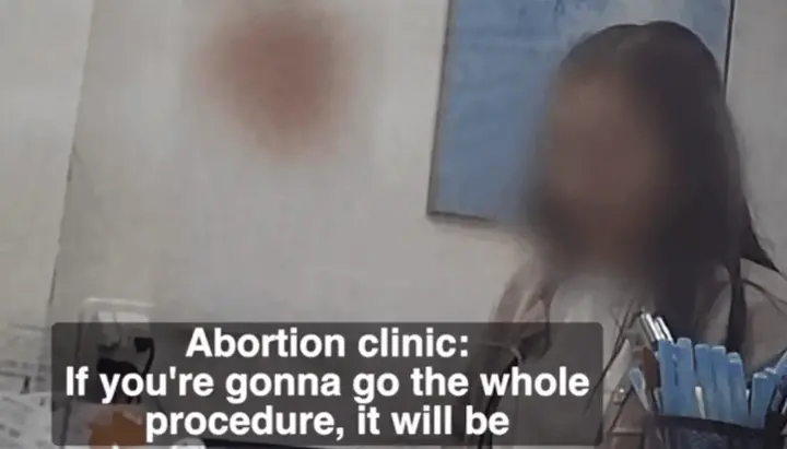 Ausschnitt aus dem skandalösem Video. Foto: catholicregister