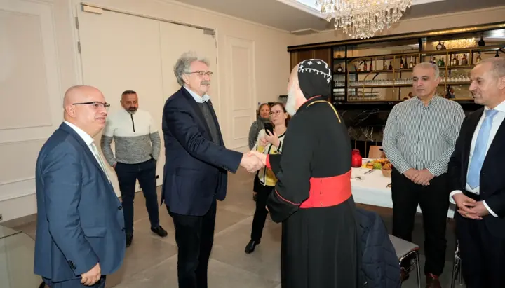 Treffen der Vertreter der CDU und der Kirchen. Foto: SyriacPress