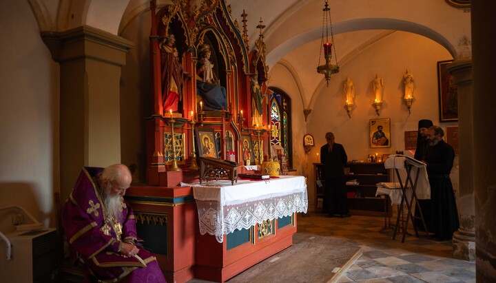 Die Schlosskapelle auf Schloss Seyfriedsberg – Ort der Vesper am Fest des hl. Nikolaus.