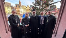 Frankfurts Oberbürgermeister empfing Abt Methodius vom Athos-Kloster Hilandar