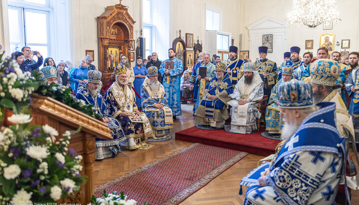 Göttliche Liturgie zum Fest der Kursker Wurzelikone in der Synodalkathedrale in New York während der Bischofssynode der Russischen Orthodoxen Kirche im Ausland. Foto: Synode